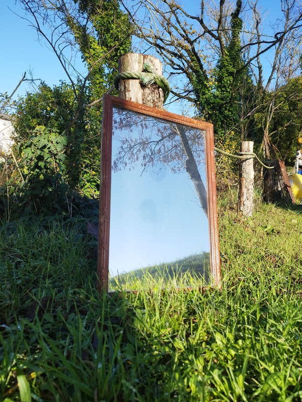 Miroir ancien années 30 40 
