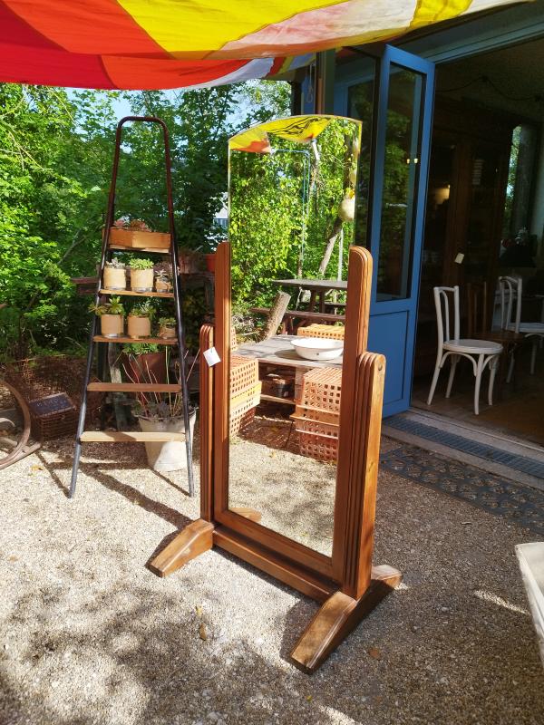 Miroir psyché art déco