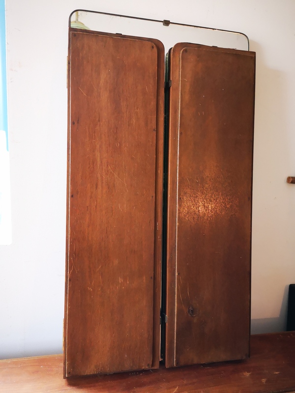 Miroir triptyque 50s