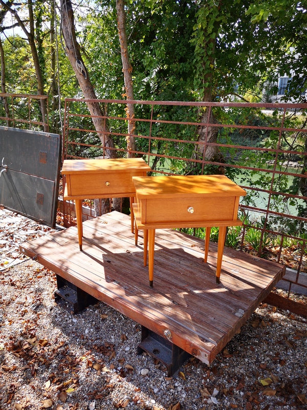 Paire chevet design 60s