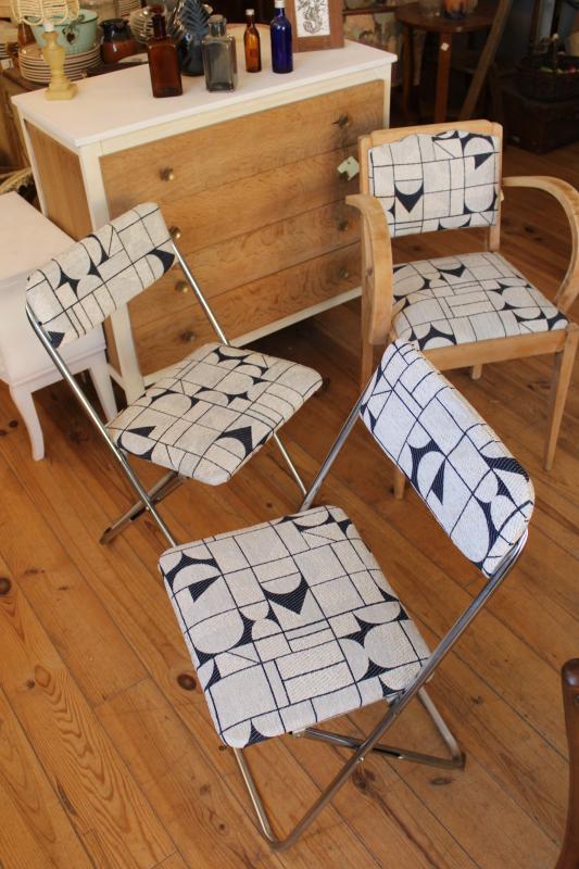 Paire de chaises pliantes 