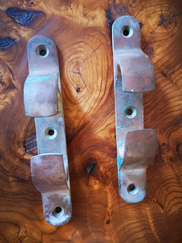 Paire de chaumards droits 20cm 