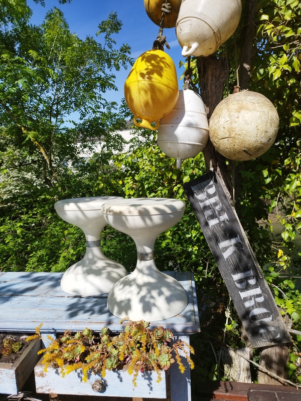 Paire de tabourets Sgabello Americano