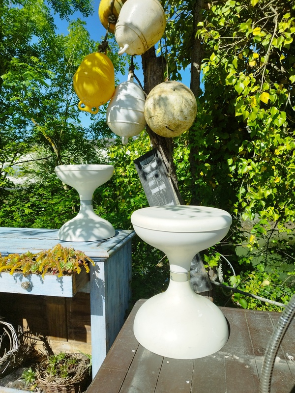 Paire de tabourets Sgabello Americano