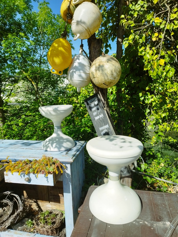 Paire de tabourets Sgabello Americano