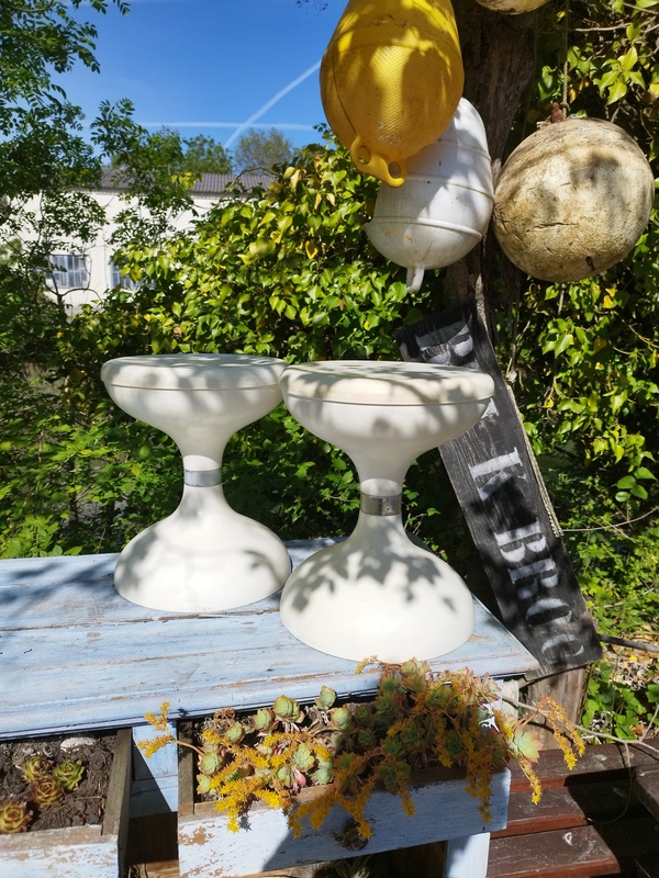 Paire de tabourets Sgabello Americano