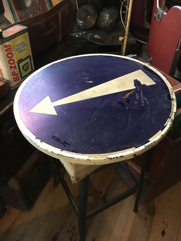 Panneau émaillé ancien 1957