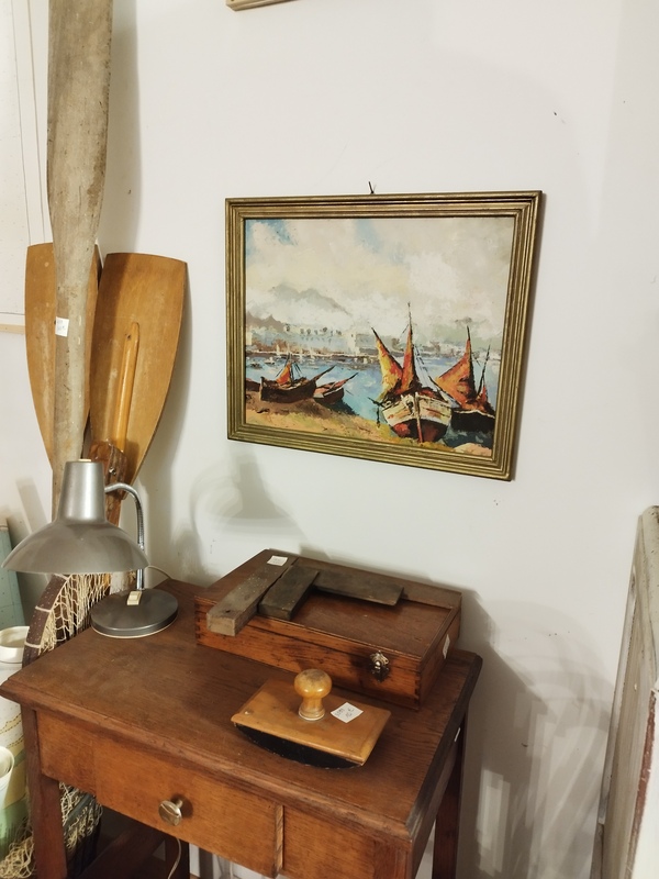 Peinture huile marine