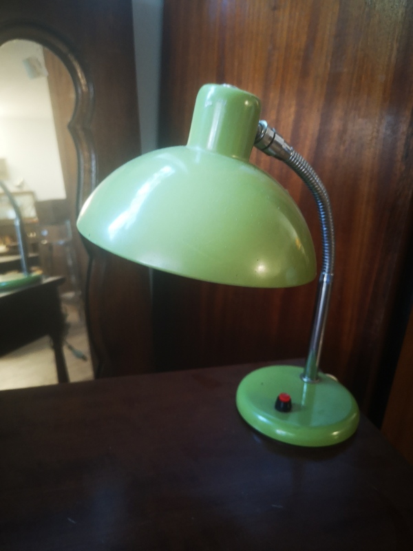 Petite lampe vintage verte