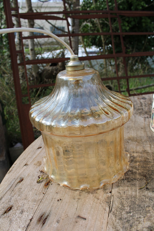 Petite Suspension en verre fumé