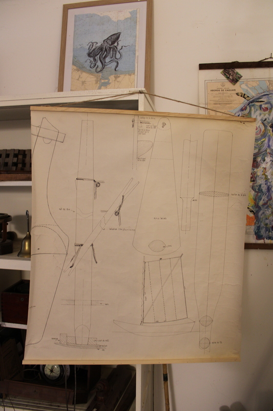 Plan de charpentier de marine 