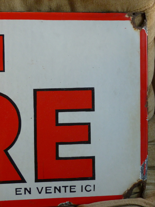 Plaque émaillée Lumière