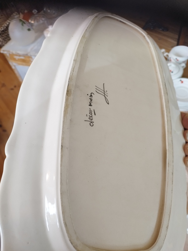 Plat faïence  Saint Michel