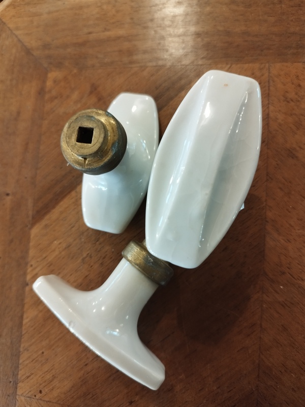 Poignées de porte art déco 