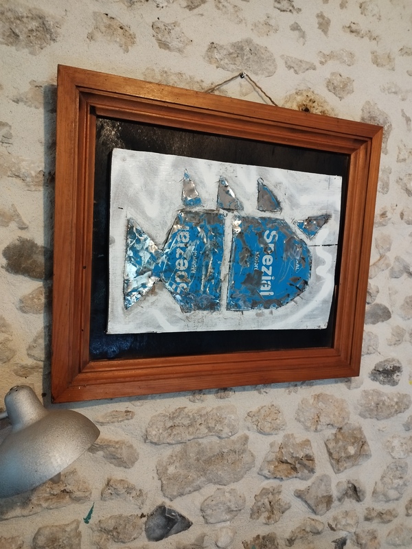 Poisson bidon spezial upcycling art 