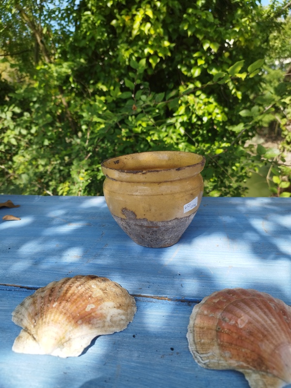 Pot à confiture émaillé