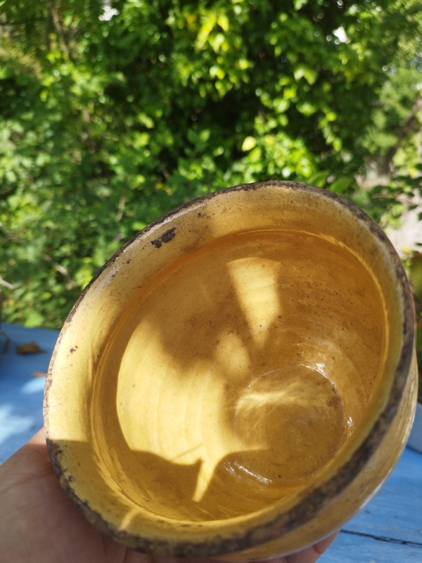 Pot à confiture émaillé