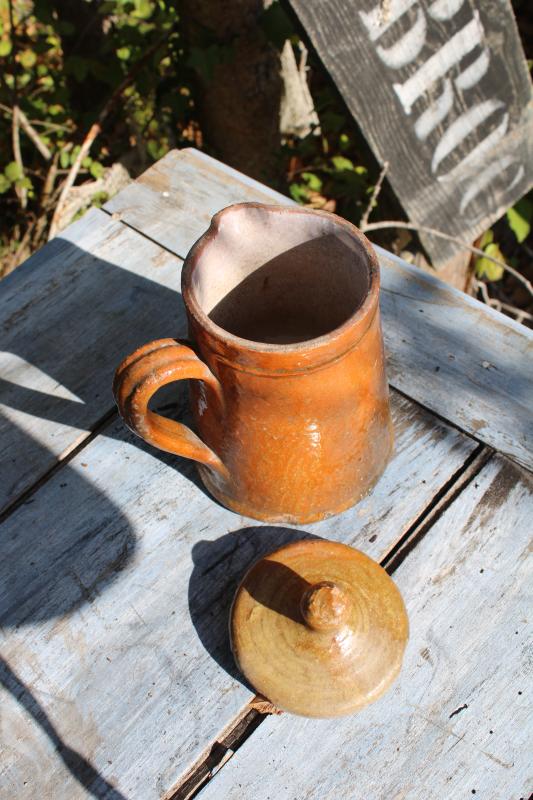 Pot à lait grès émaillé