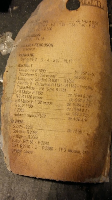 Rupteurs voitures anciennes