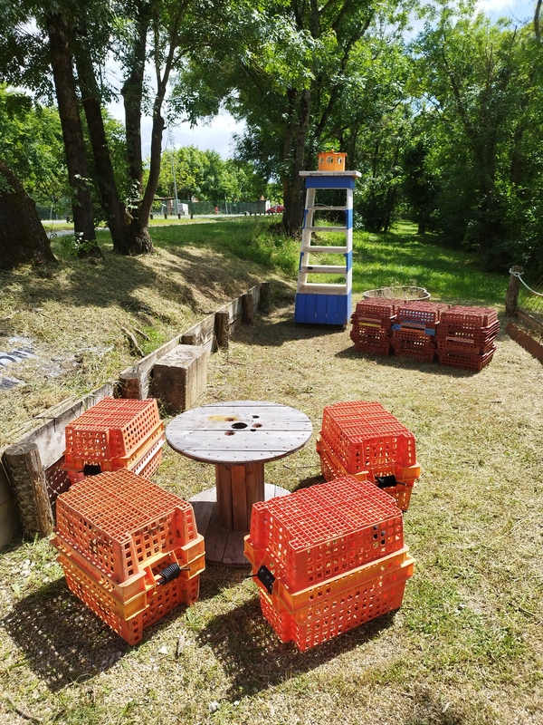 salon de jardin upcycling