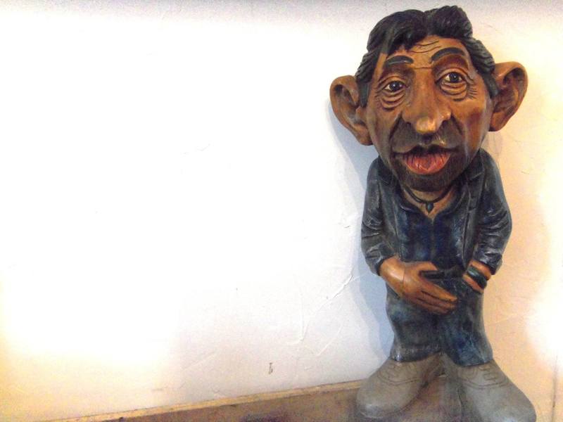 Sculpture en bois Serge Gainsbourg