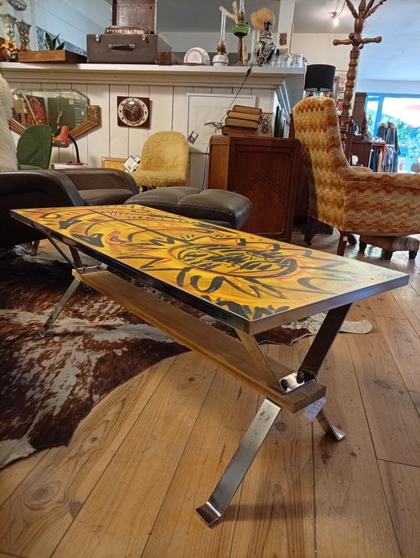 Table basse 70's Space age