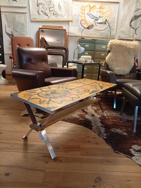 Table basse 70's Space age