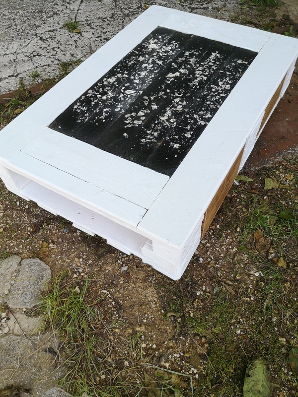 Table basse ardoise sur commande