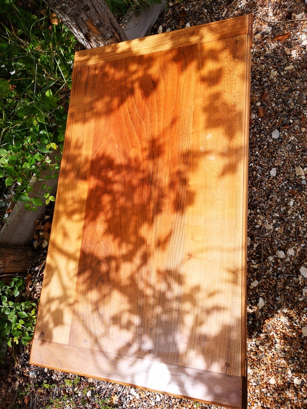 Table basse bois 60s