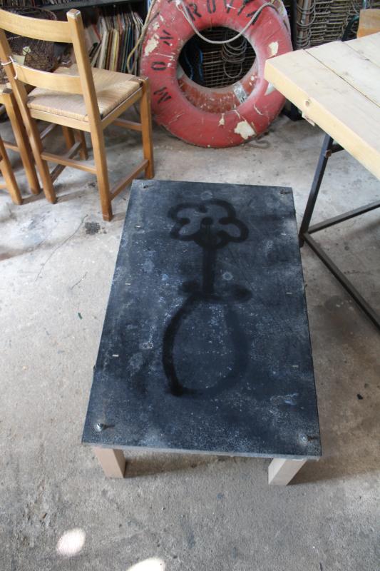 Table basse industrielle