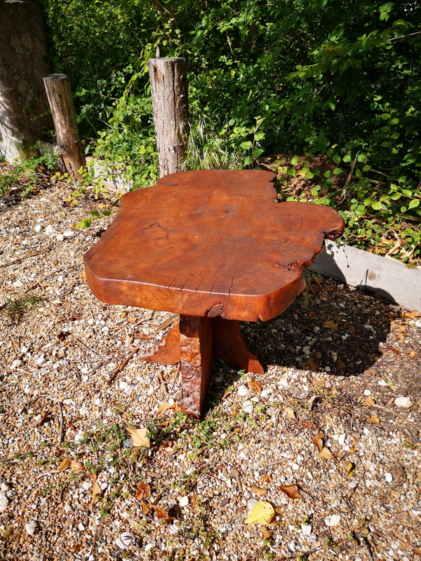 Table basse orme massif