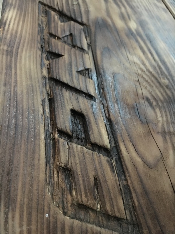 Table basse palette SNCF 