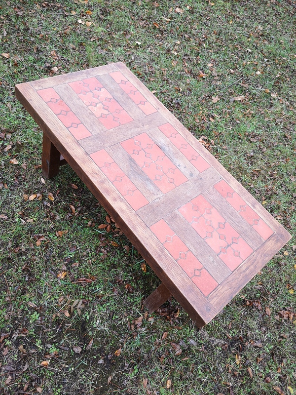 Table basse terre cuite 