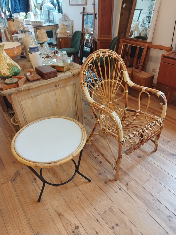 Table basse vintage 70s 