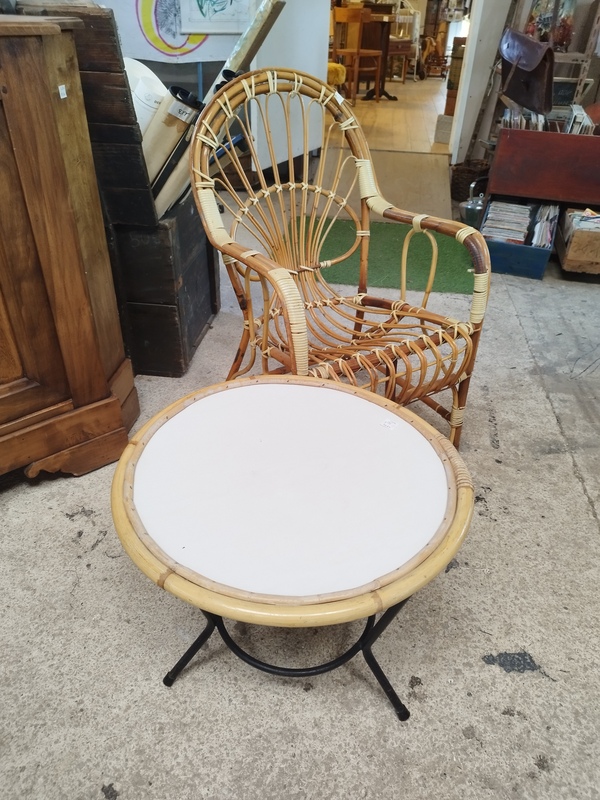 Table basse vintage 70s 