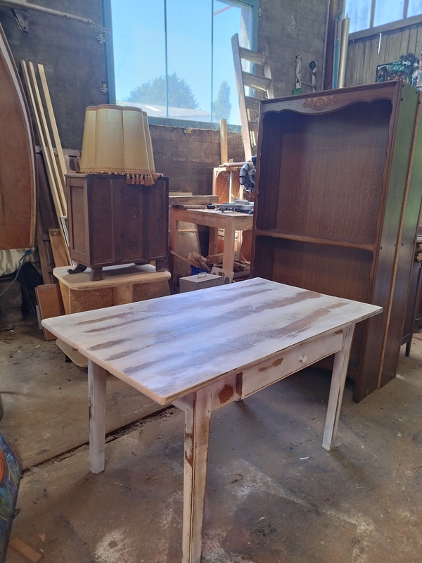 Table bois XXe 