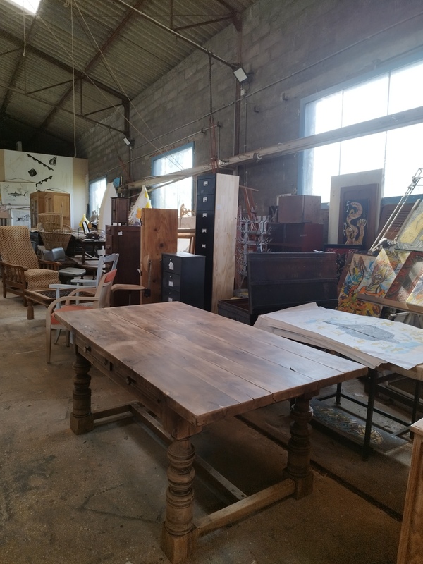 Table de ferme chêne massif
