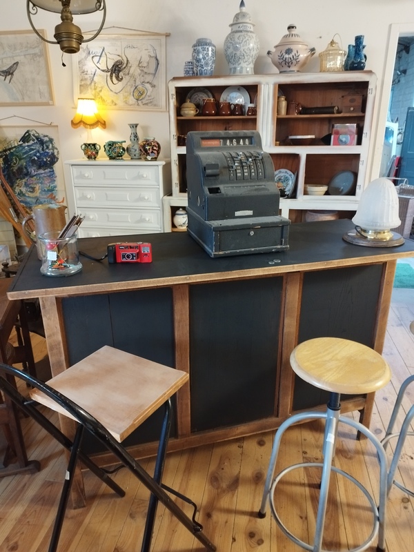 Tabouret à vis industriel