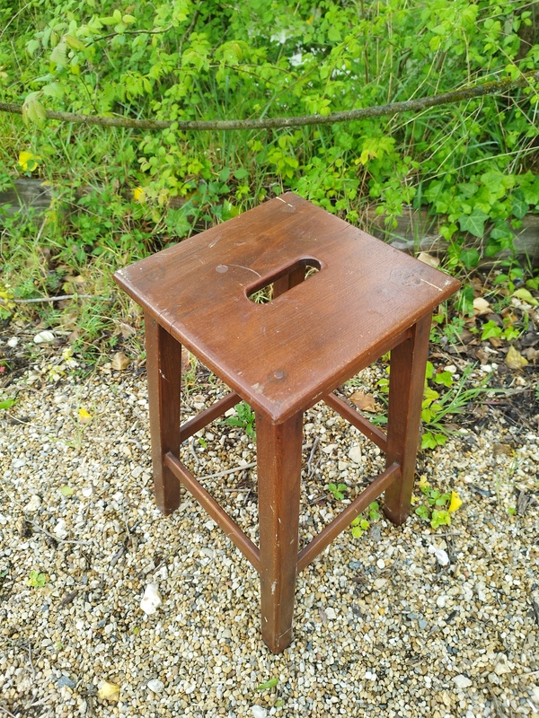 Tabouret atelier bois