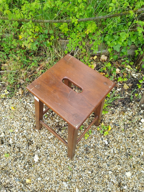 Tabouret atelier bois