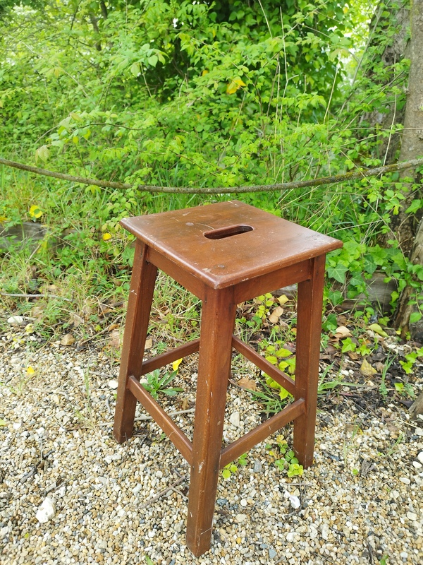 Tabouret atelier bois