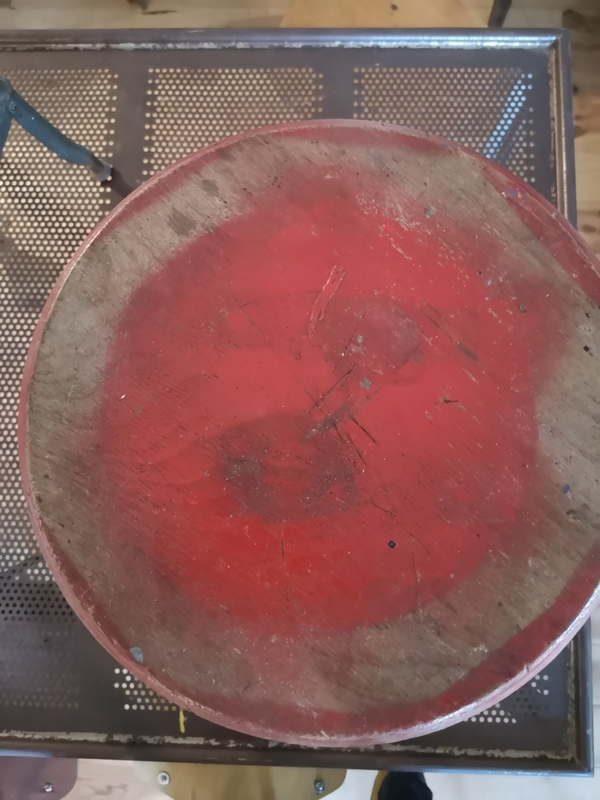 Tabouret atelier bois métal