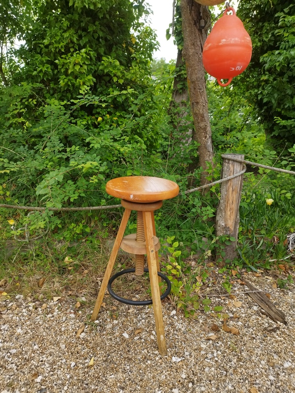 Tabouret atelier vintage