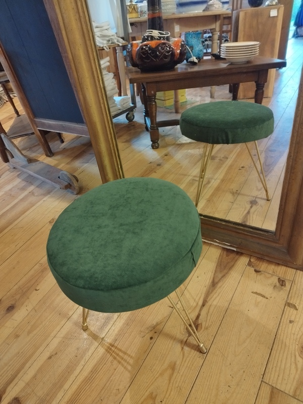 Tabouret pieds compas 