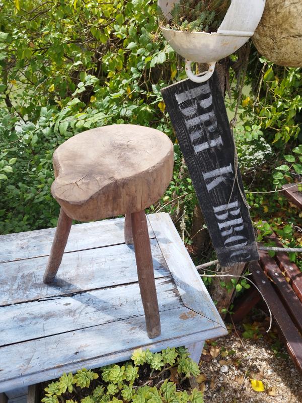 Tabouret vacher ancien 50's