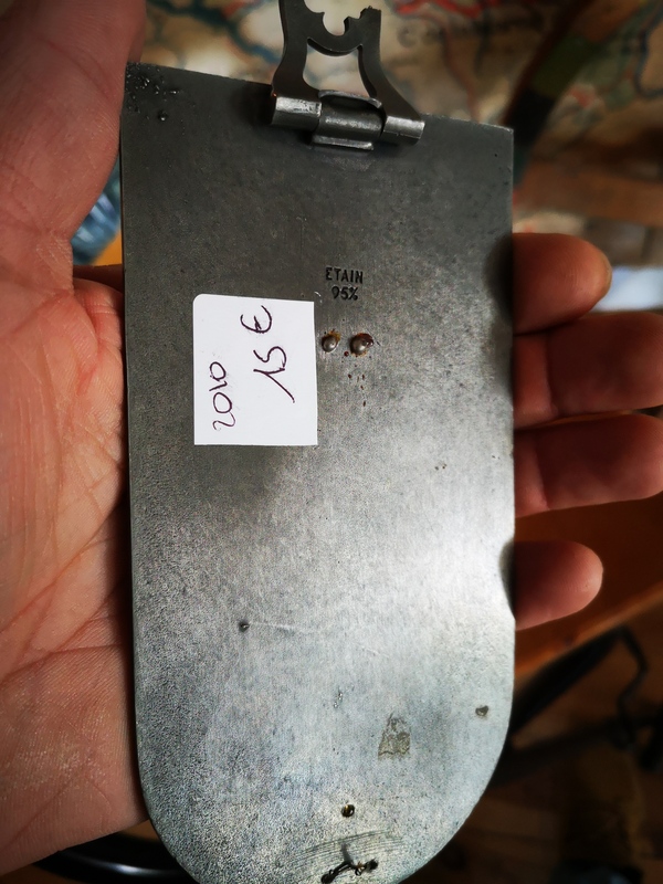 Thermomètre en étain