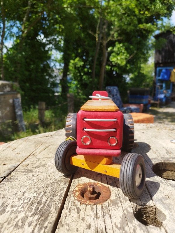 Tracteur et remorque Dejou 