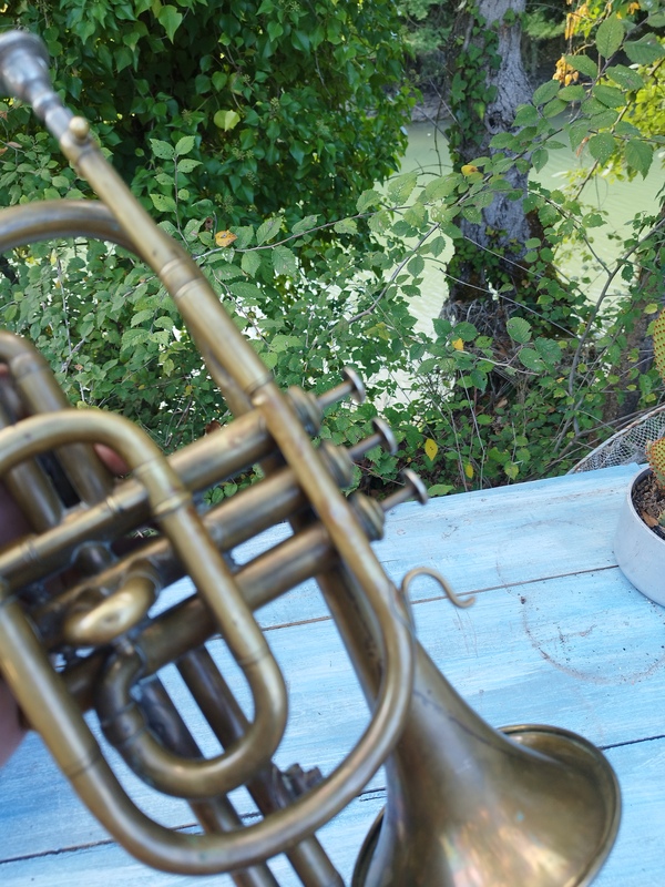 Trompette ancienne XXe 