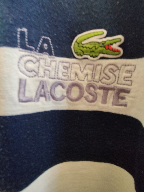 Tshirt brodé Lacoste 