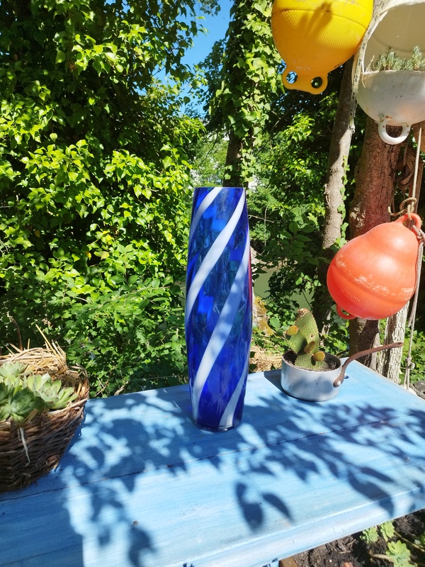 Vase 70's verrier 